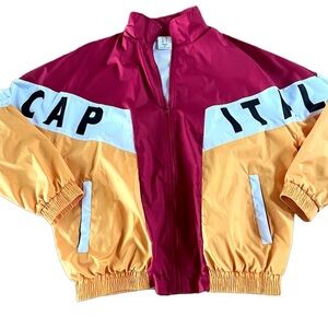 HELIOS Men’s Windbreaker Performance Jacket Size L Athletic Statement